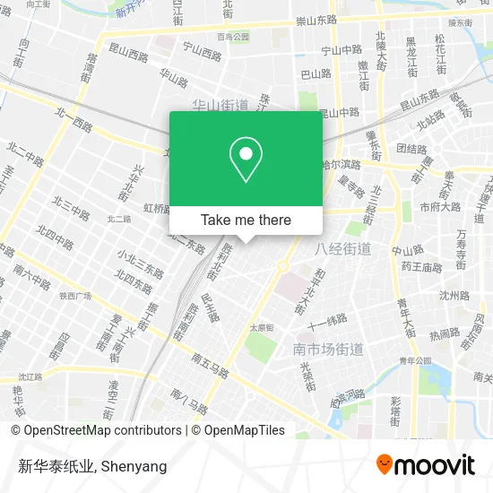新华泰纸业 map
