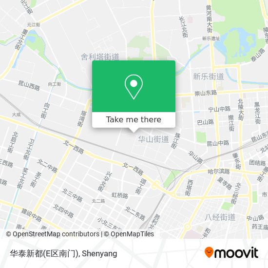 华泰新都(E区南门) map