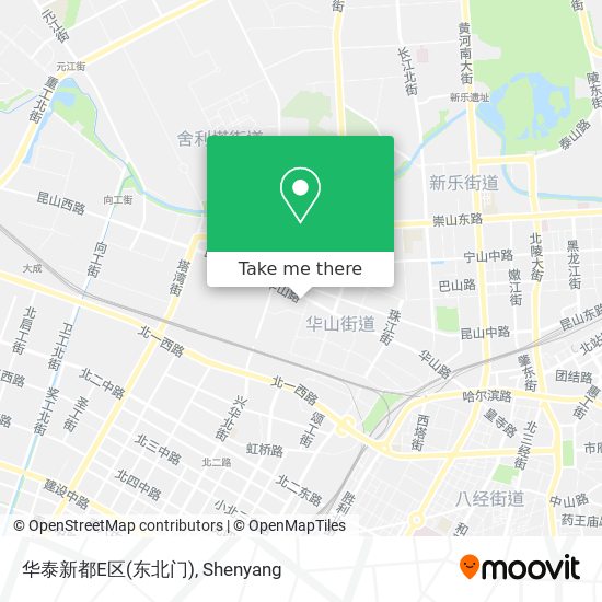 华泰新都E区(东北门) map