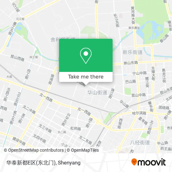 华泰新都E区(东北门) map