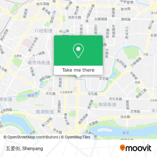 五爱街 map