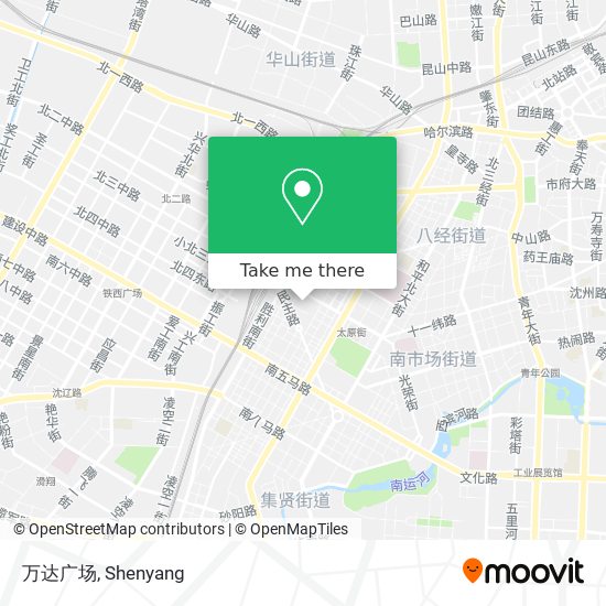 万达广场 map