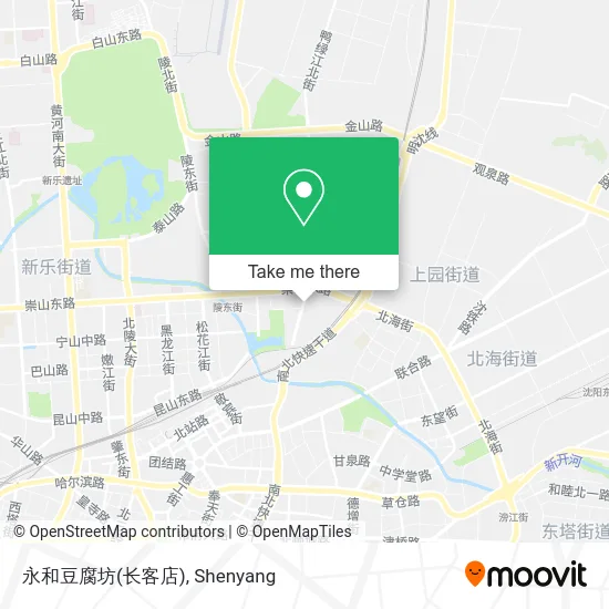 永和豆腐坊(长客店) map