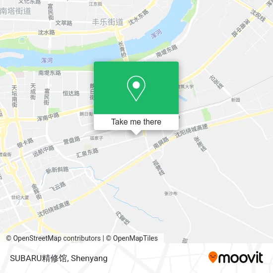 SUBARU精修馆 map