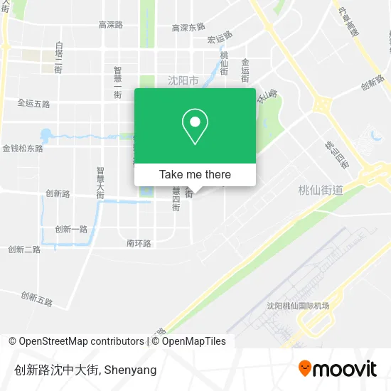创新路沈中大街 map