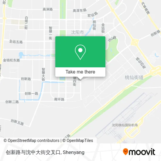 创新路与沈中大街交叉口 map