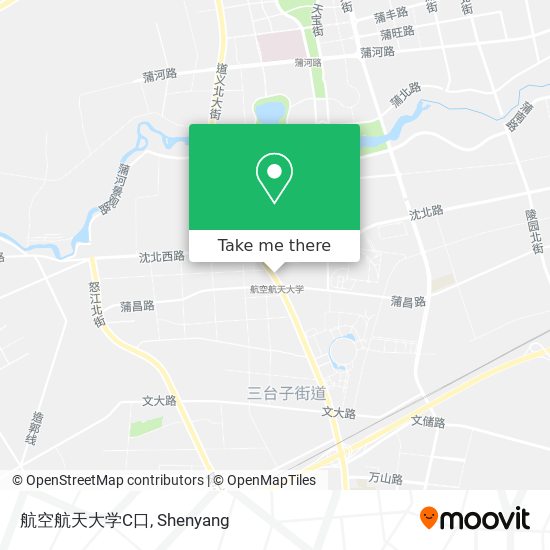 航空航天大学C口 map