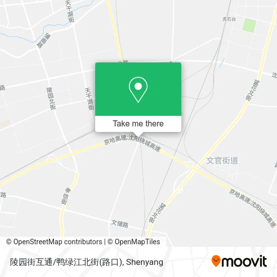 陵园街互通/鸭绿江北街(路口) map