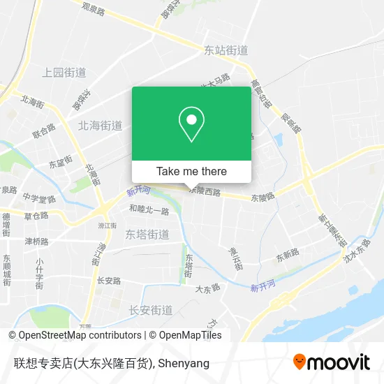 联想专卖店(大东兴隆百货) map