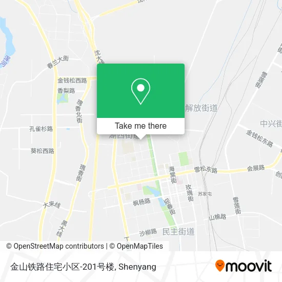 金山铁路住宅小区-201号楼 map