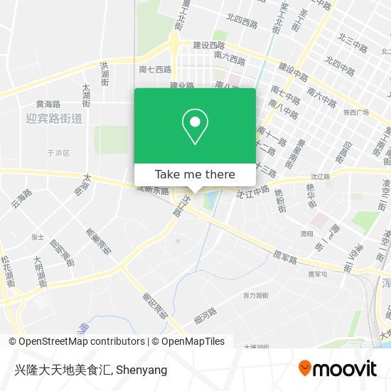 兴隆大天地美食汇 map