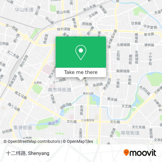 十二纬路 map