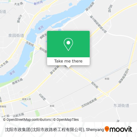 沈阳市政集团(沈阳市政路桥工程有限公司) map