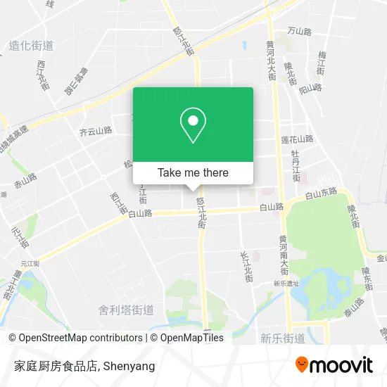 家庭厨房食品店 map