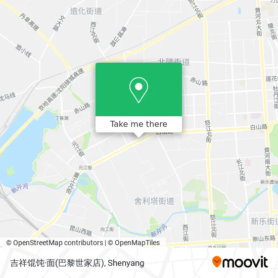 吉祥馄饨·面(巴黎世家店) map