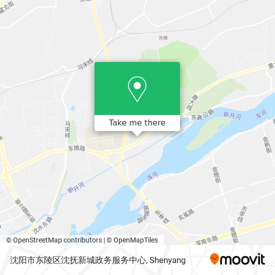 沈阳市东陵区沈抚新城政务服务中心 map