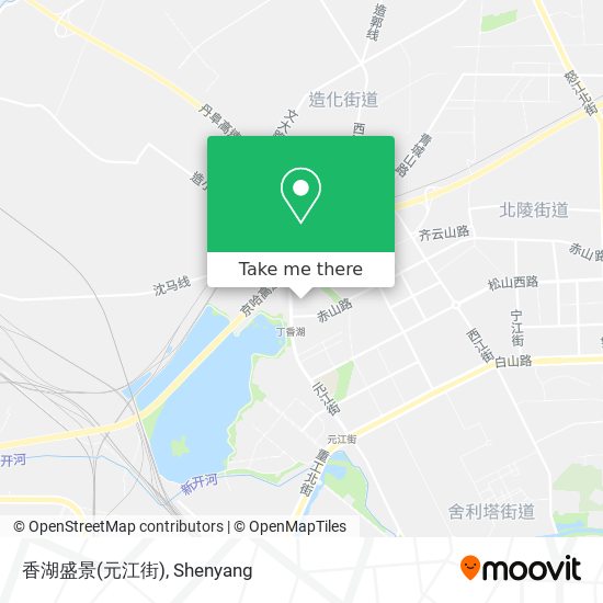 香湖盛景(元江街) map