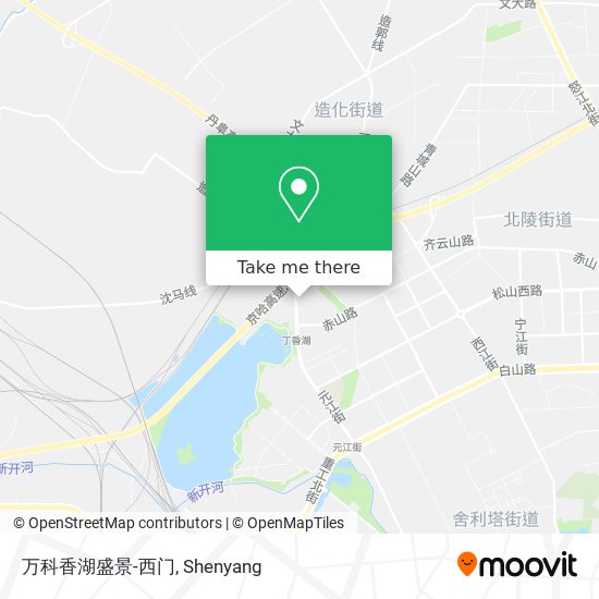 万科香湖盛景-西门 map