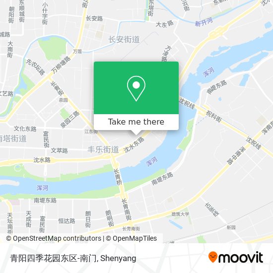 青阳四季花园东区-南门 map