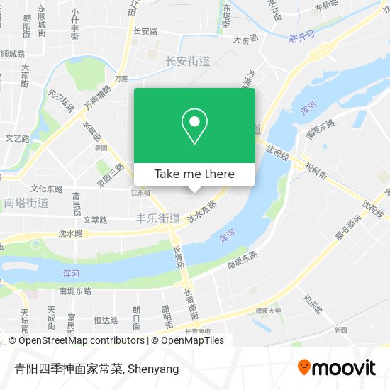 青阳四季抻面家常菜 map