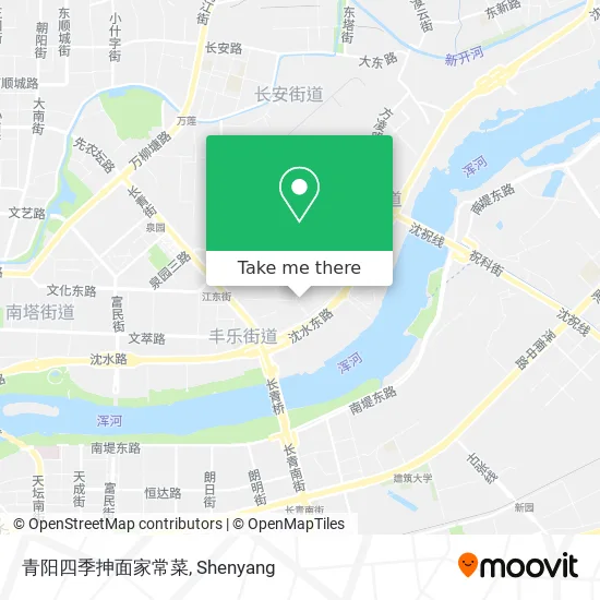 青阳四季抻面家常菜 map