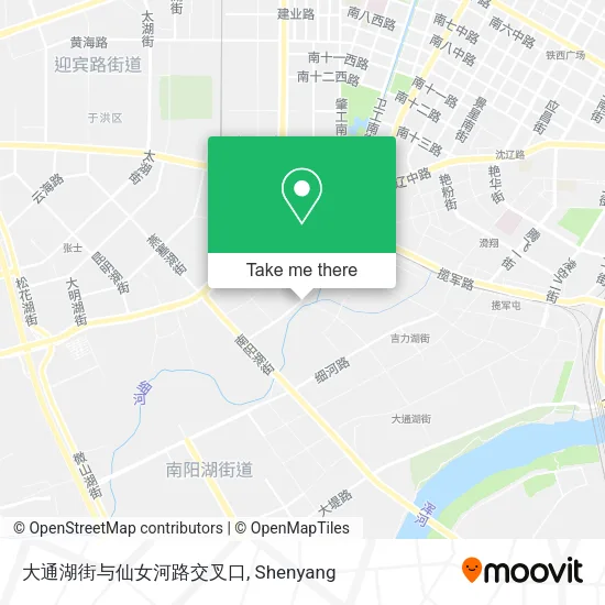 大通湖街与仙女河路交叉口 map