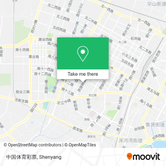 中国体育彩票 map