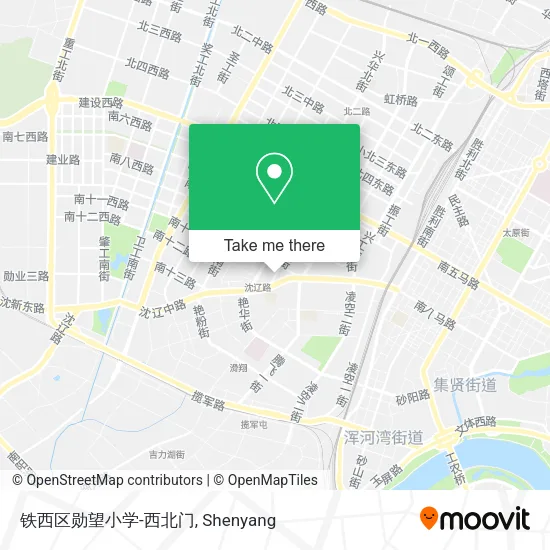 铁西区勋望小学-西北门 map