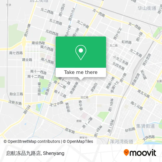 启航冻品九路店 map