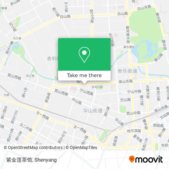 紫金莲茶馆 map
