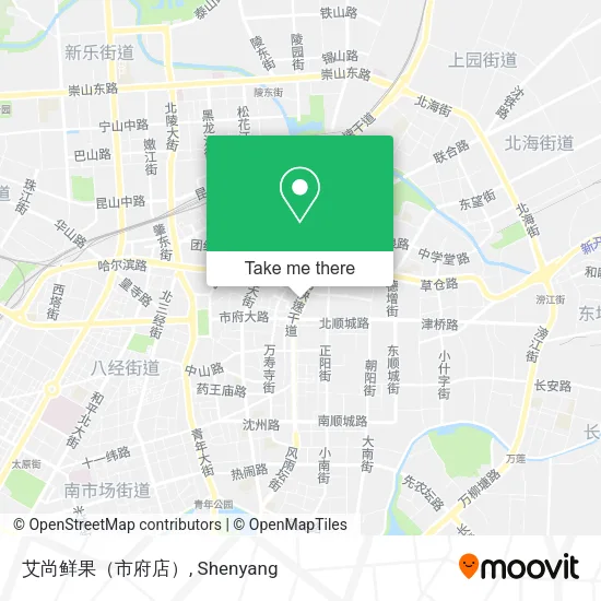 艾尚鲜果（市府店） map