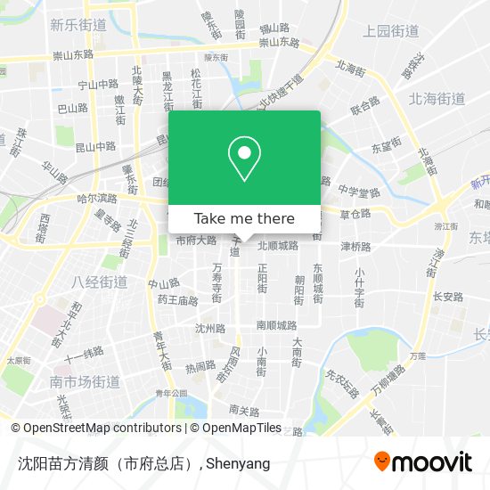 沈阳苗方清颜（市府总店） map