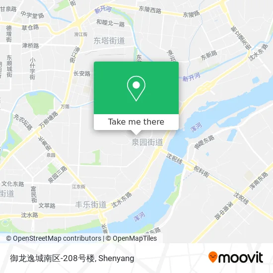 御龙逸城南区-208号楼 map