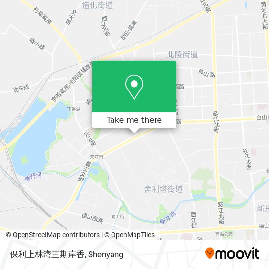 保利上林湾三期岸香 map
