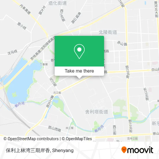 保利上林湾三期岸香 map