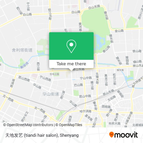 天地发艺 (tiandi hair salon) map