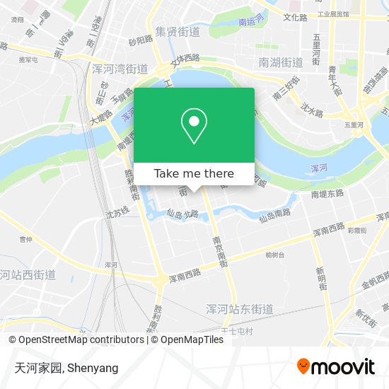 天河家园 map