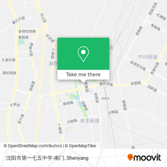 沈阳市第一七五中学-南门 map