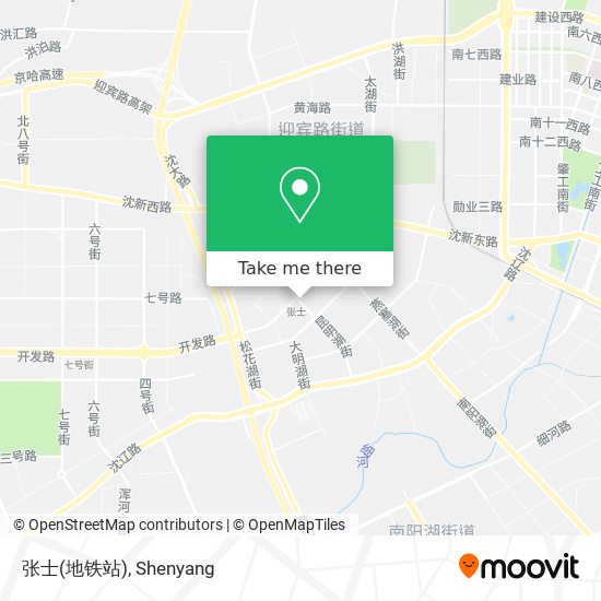 张士(地铁站) map