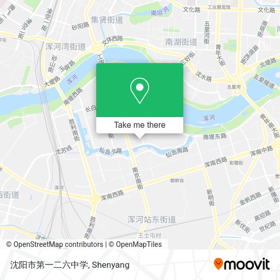 沈阳市第一二六中学 map