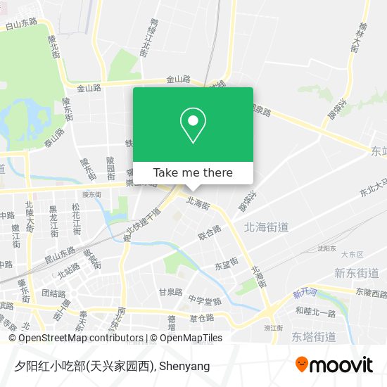 夕阳红小吃部(天兴家园西) map