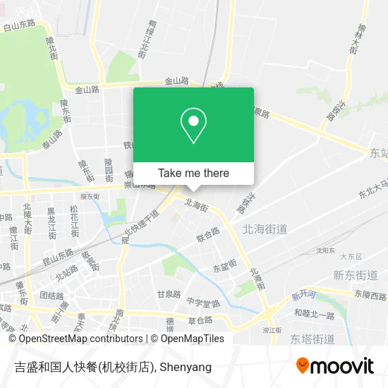 吉盛和国人快餐(机校街店) map