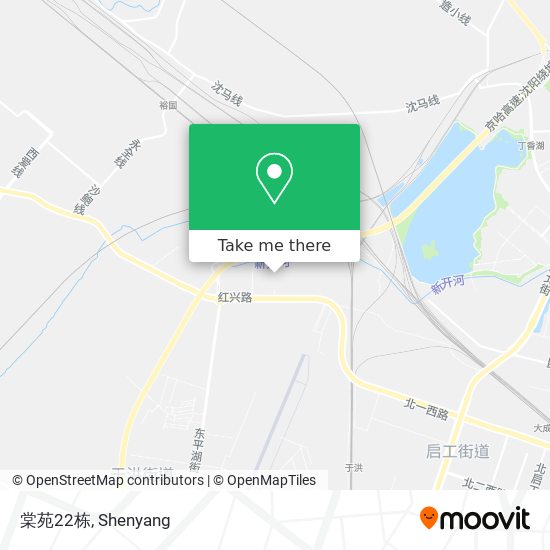 棠苑22栋 map