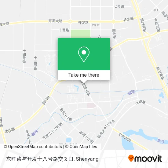 东晖路与开发十八号路交叉口 map