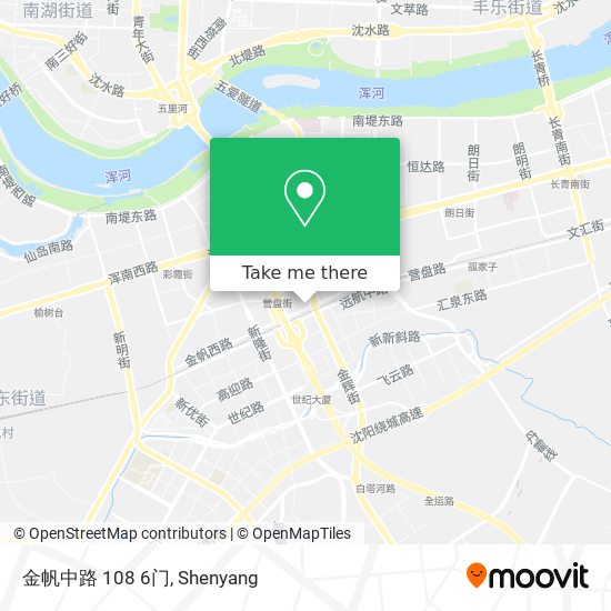 金帆中路 108  6门 map