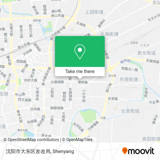 沈阳市大东区发改局 map