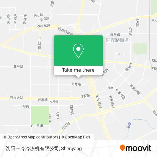 沈阳一冷冷冻机有限公司 map