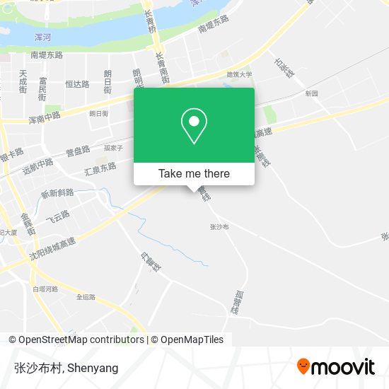 张沙布村 map