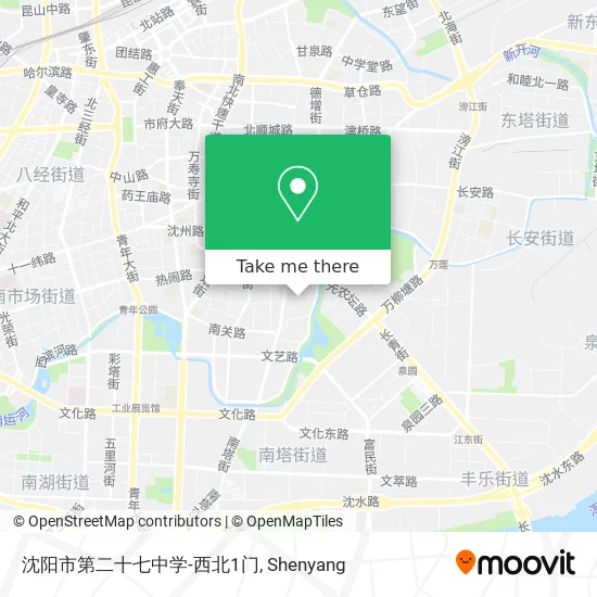 沈阳市第二十七中学-西北1门 map