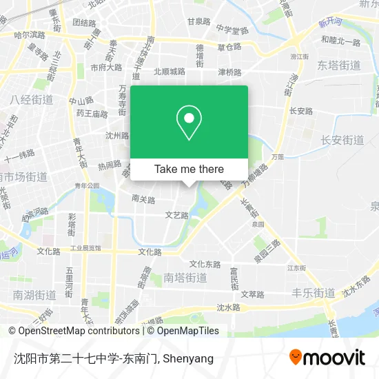 沈阳市第二十七中学-东南门 map